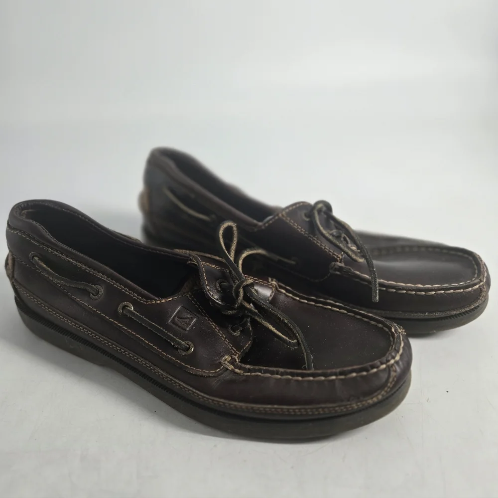 Sperry Classic Topsider Leather Boat Shoes 10